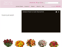 Tablet Screenshot of hartstoneflower.com